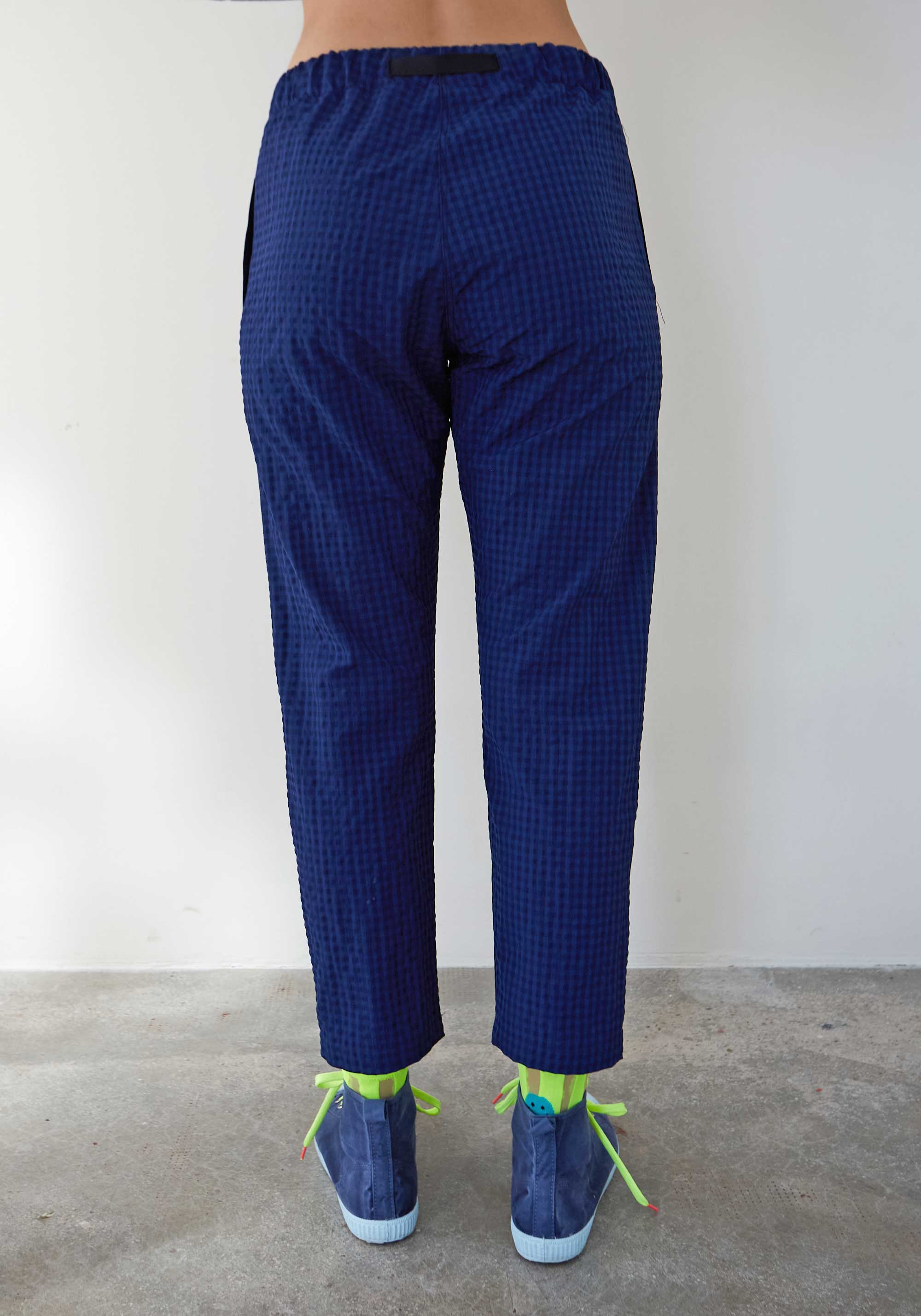 Pantalon Royce Vichy Bleu