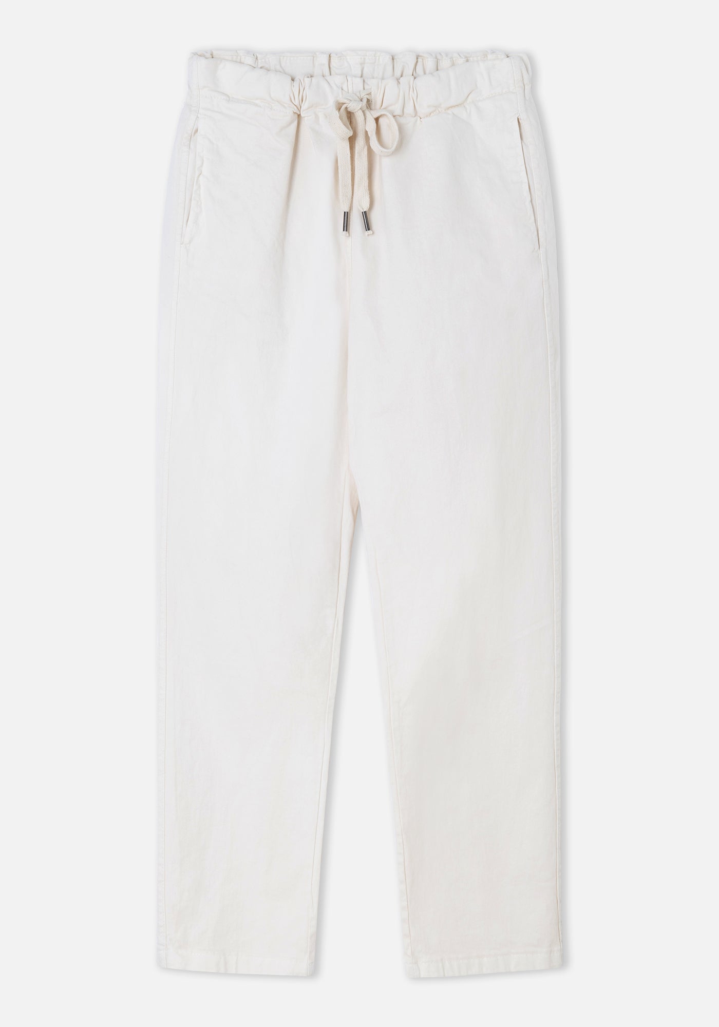 Pantalon Royce en Coton Écru