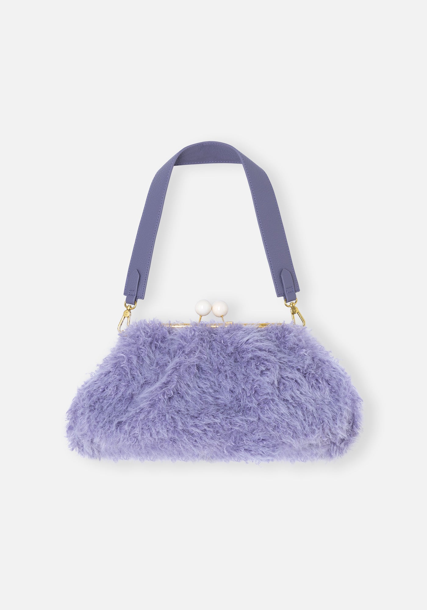 Maxi Clutch Fur Lilas