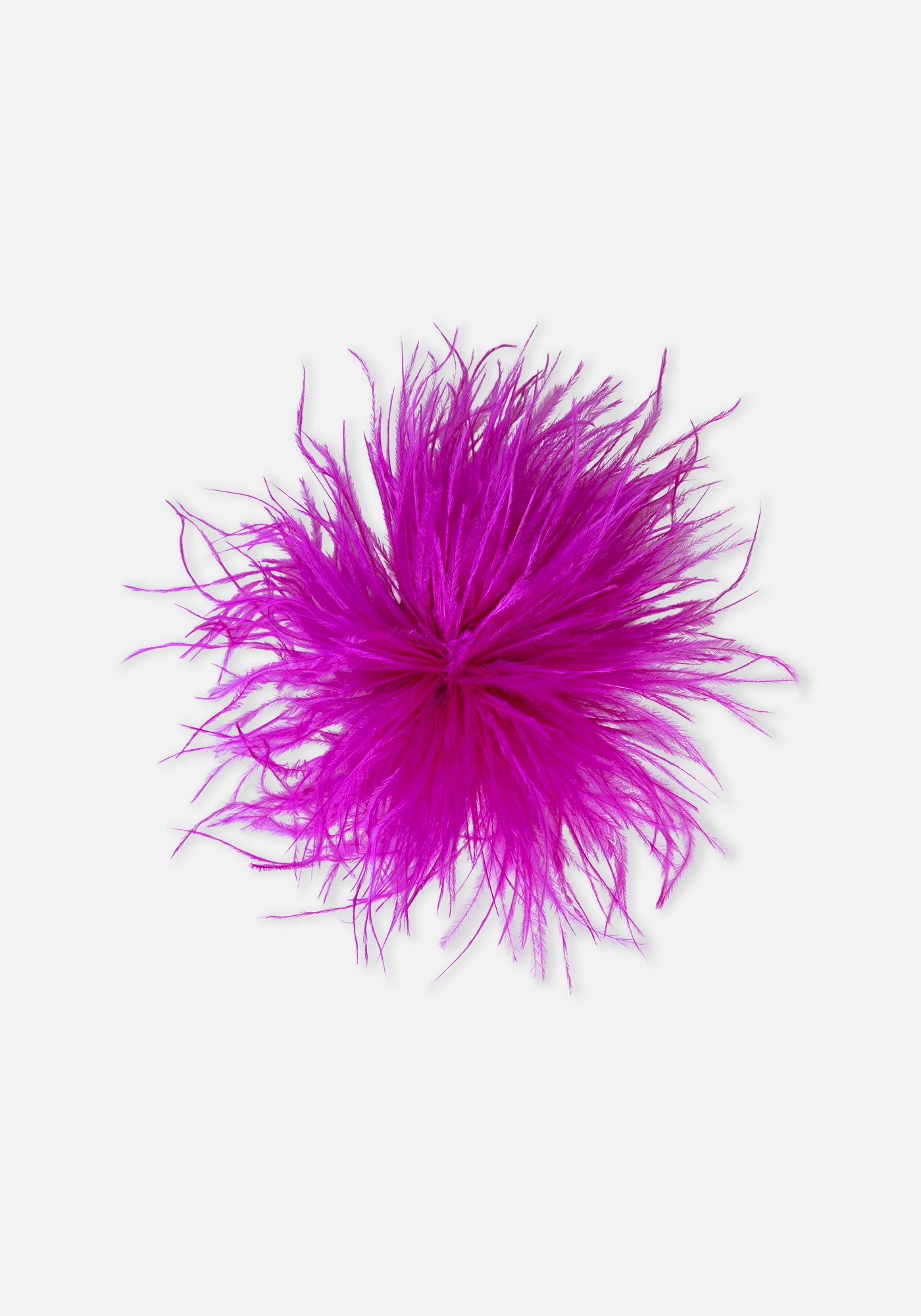 Broche Pompon Fuchsia