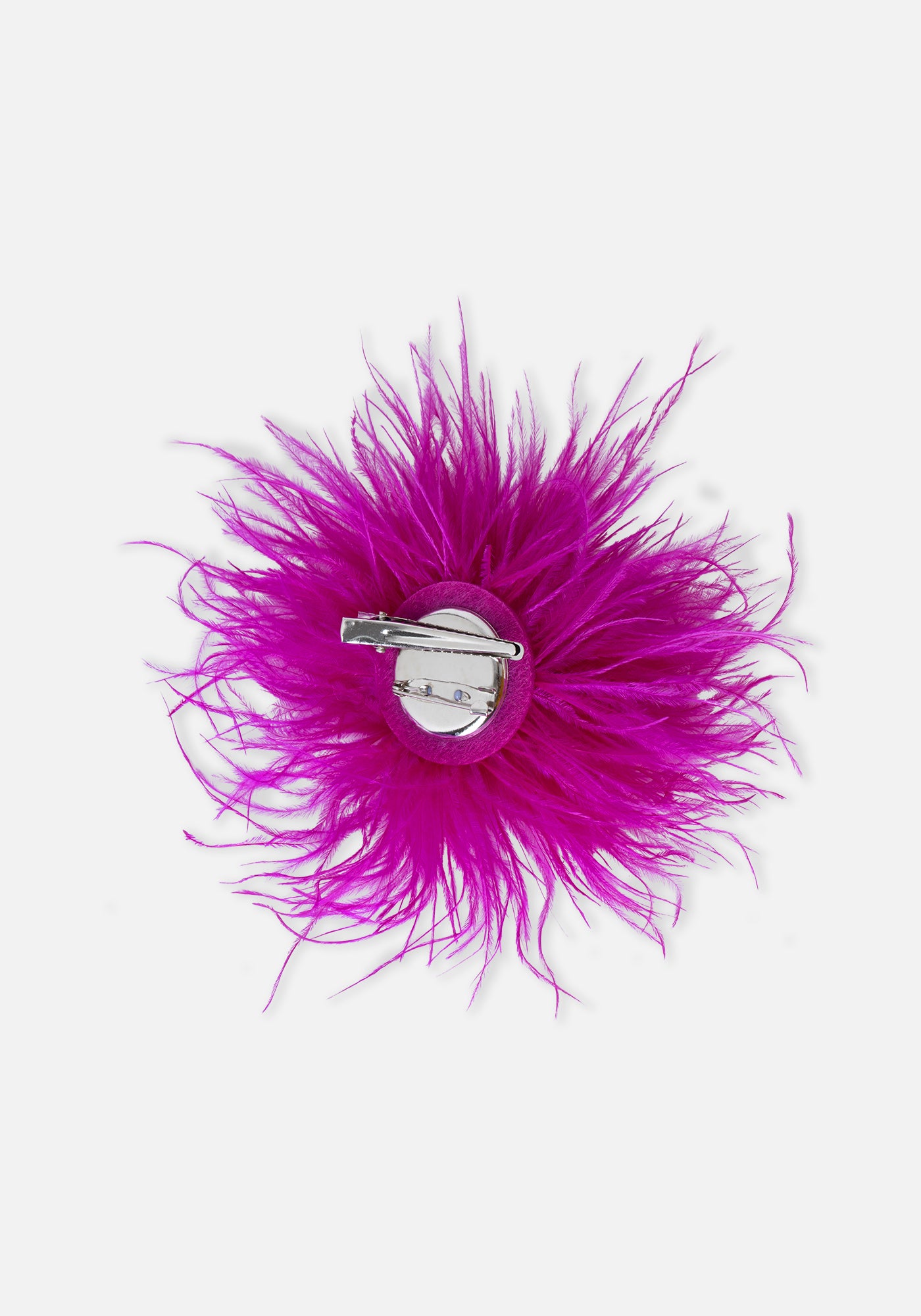 Broche Pompon Fuchsia