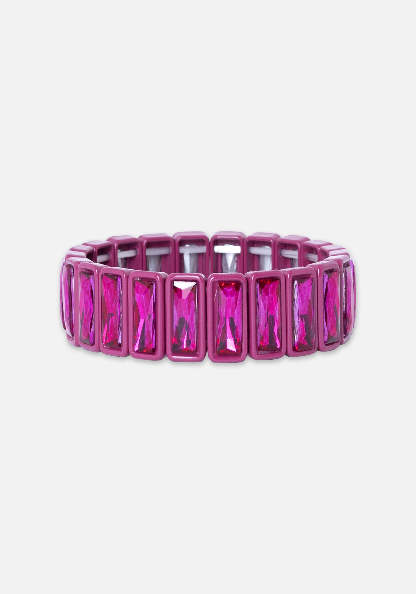 Bracelet Brillants Fuchsia