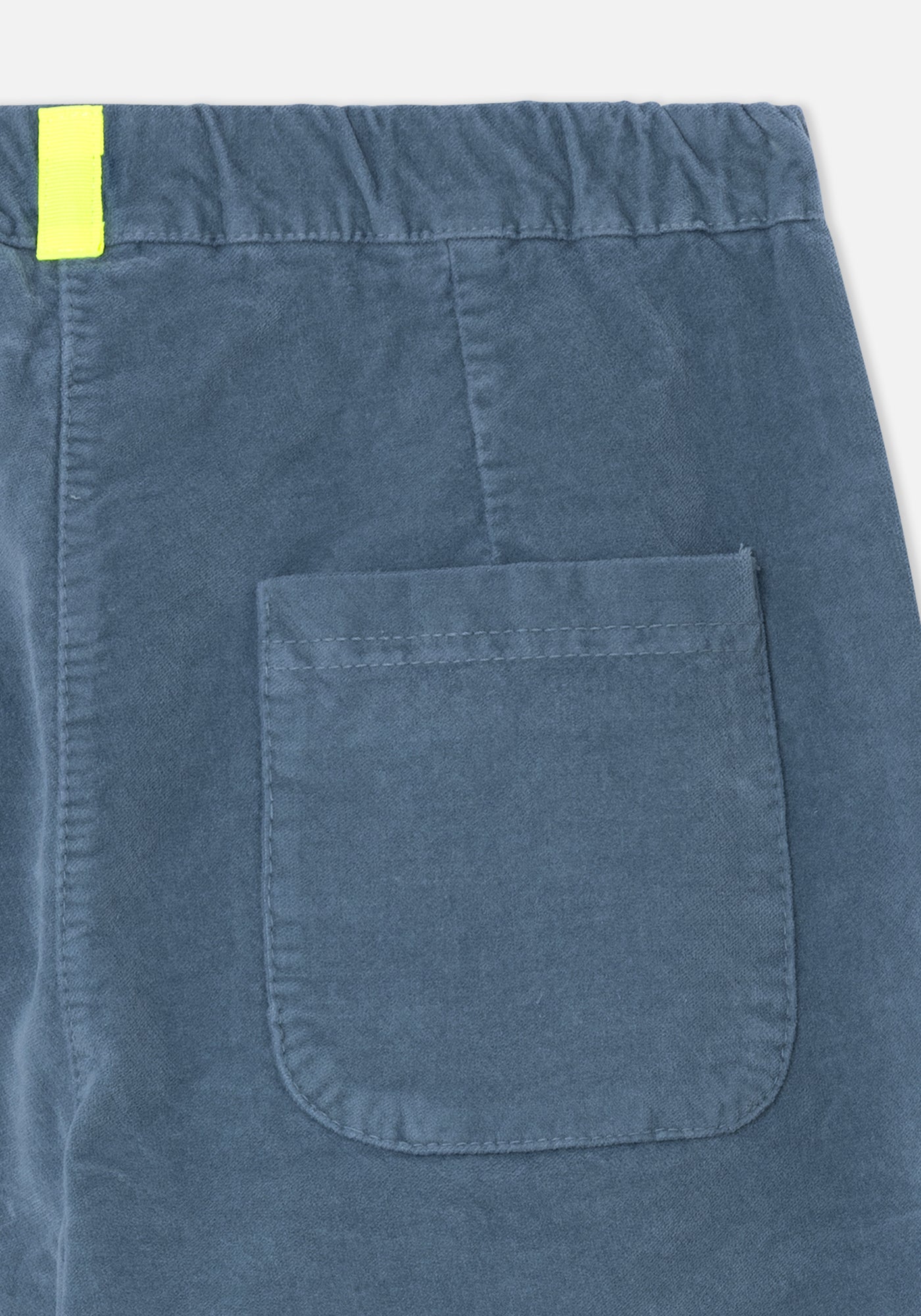 Pantalon Flow Velours Bleu