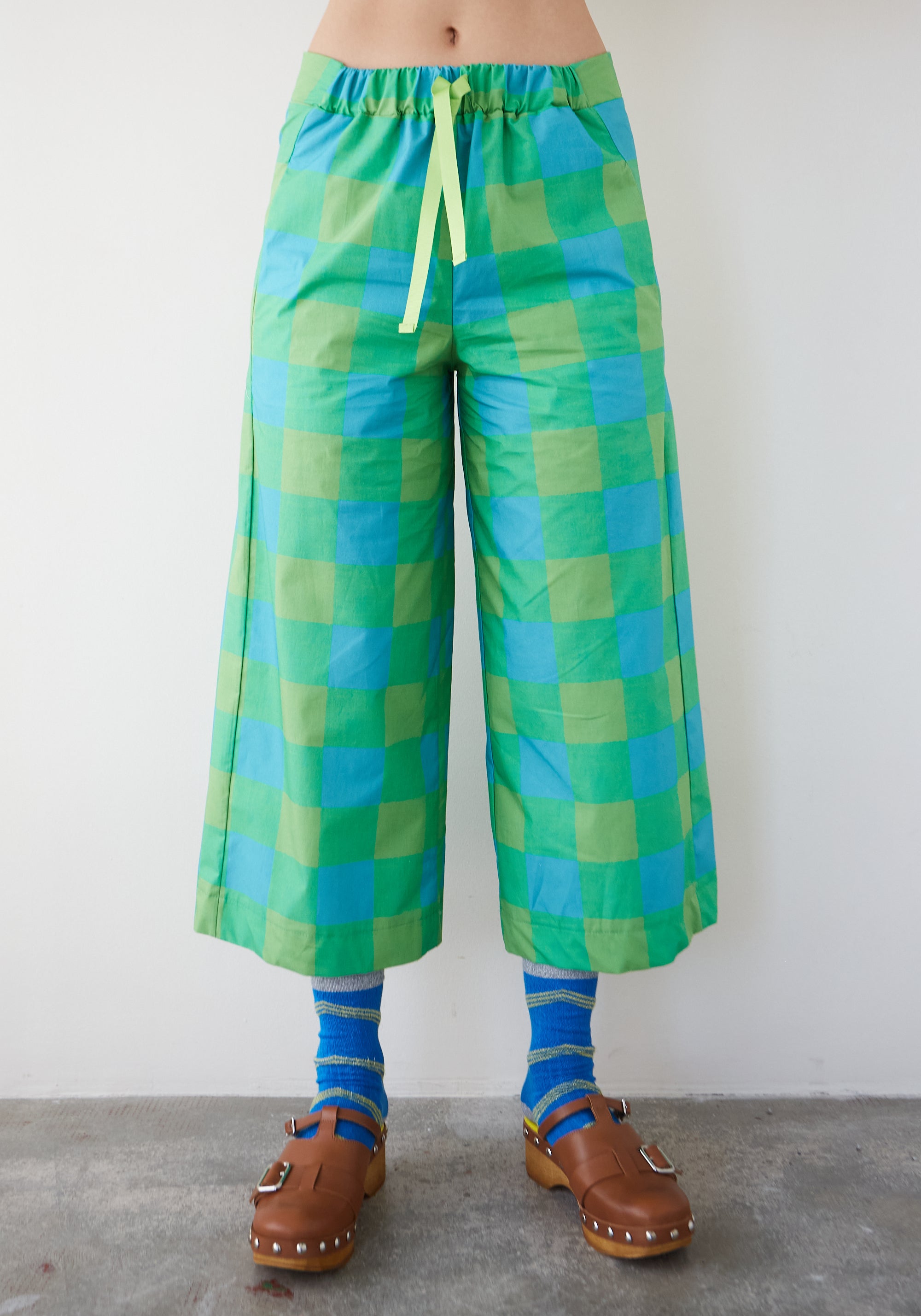 Pantalon Vichy Bombay Vert