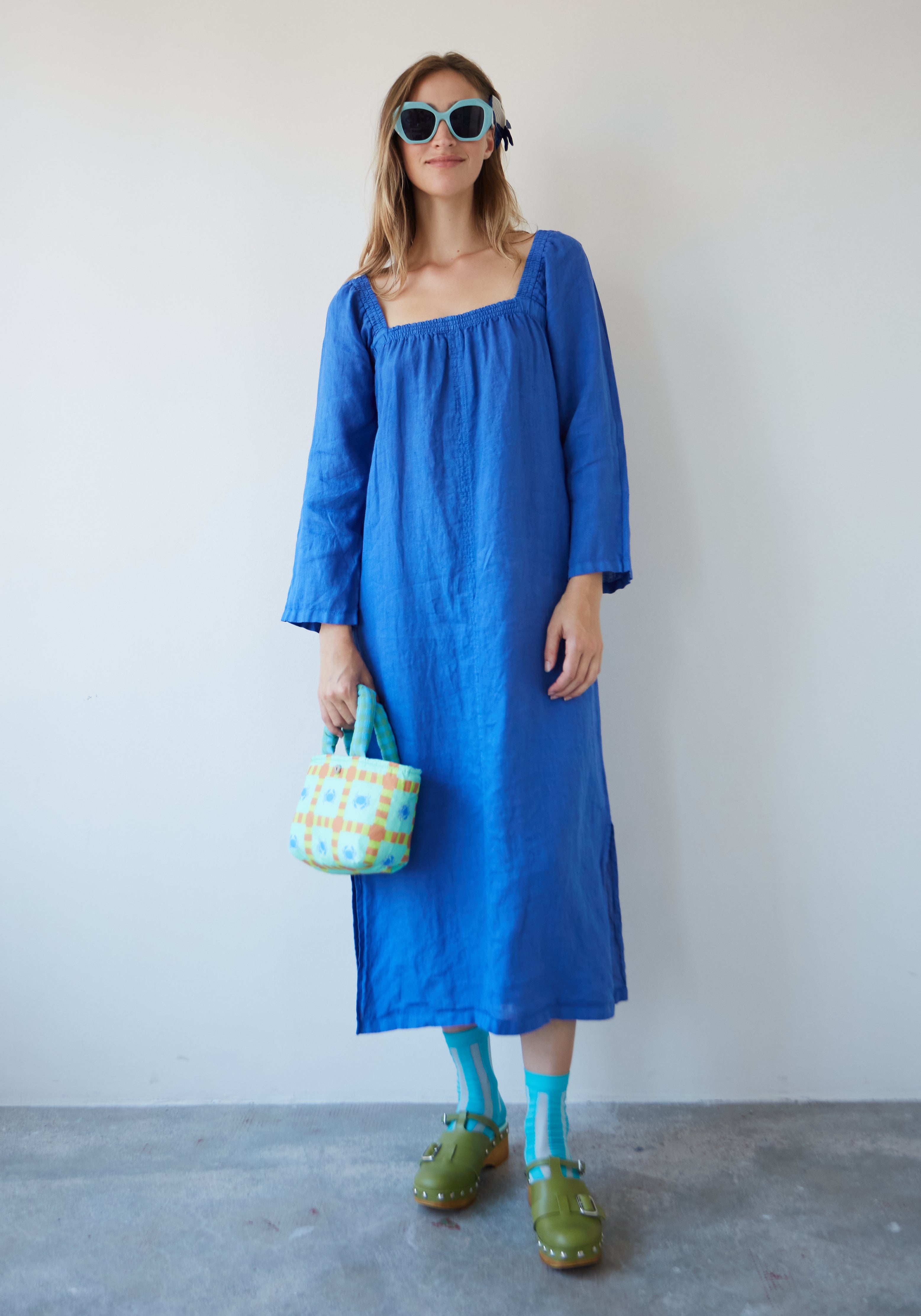 Robe Sorbete Lin Bleu