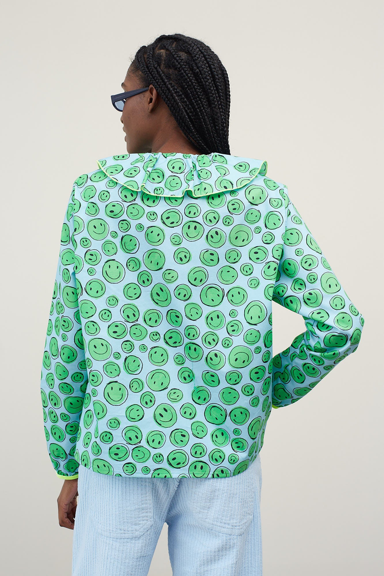 Chemise Smiley Verte