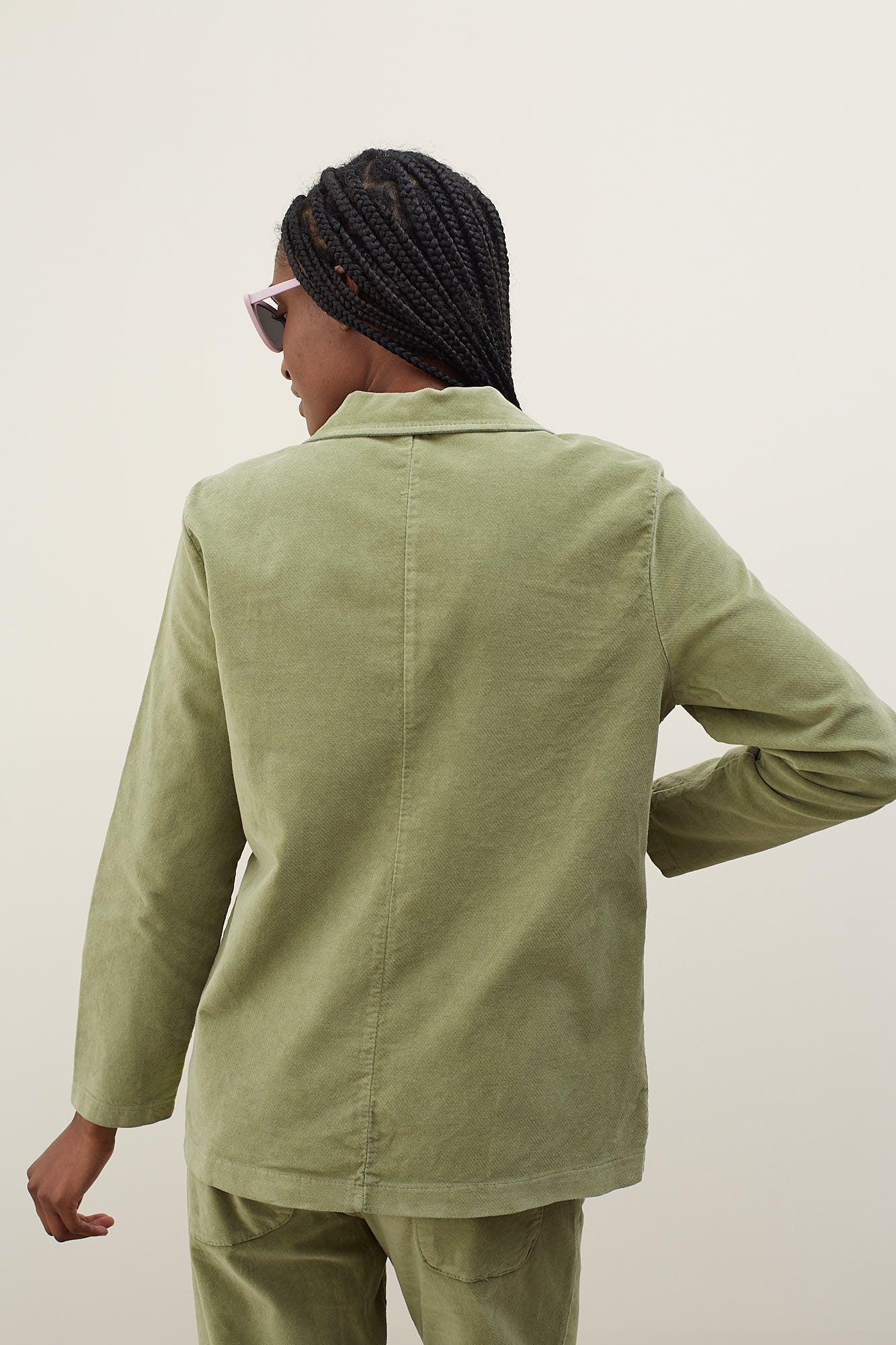 Veste Velours Vert