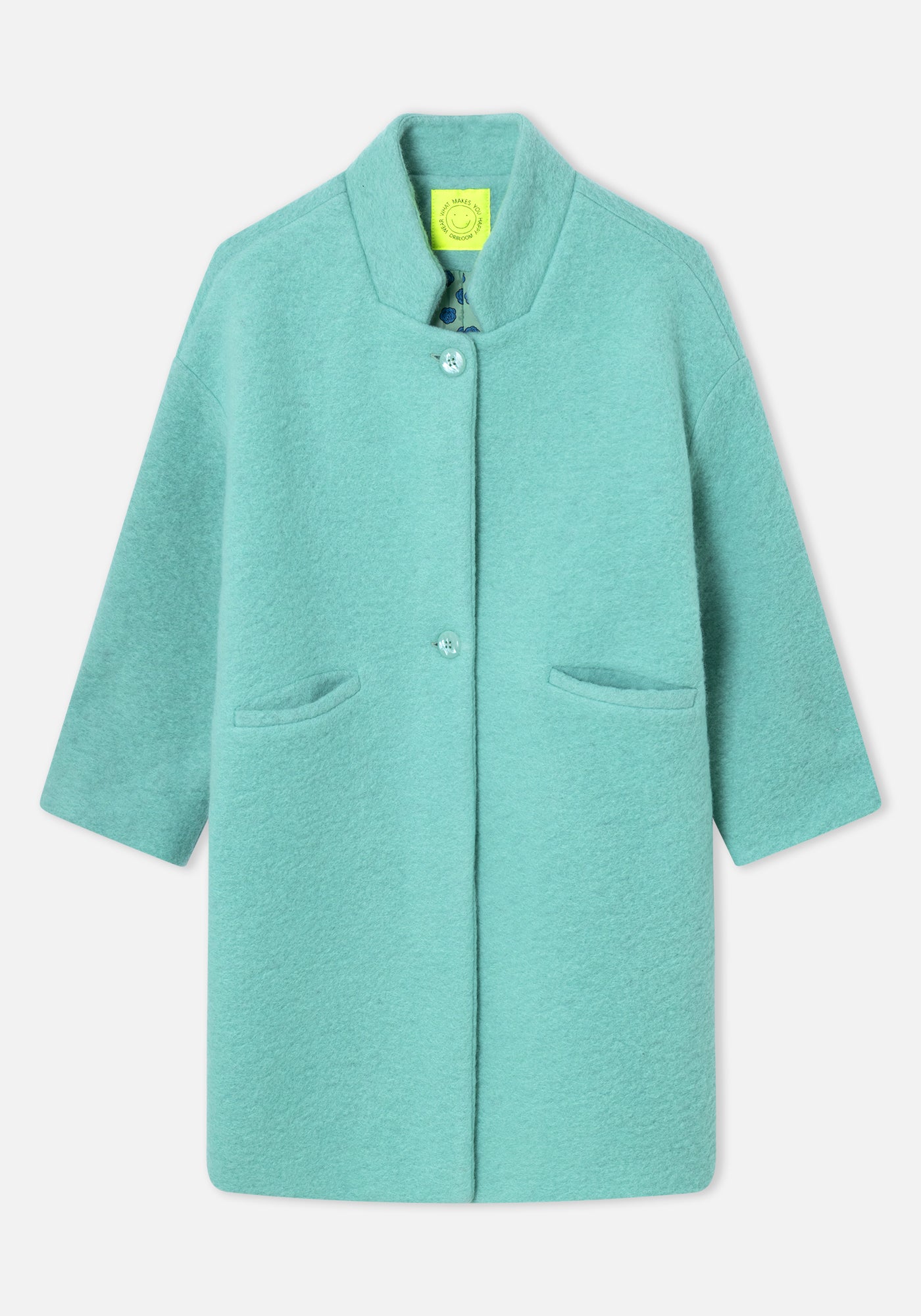 Manteau Como Laine Verte