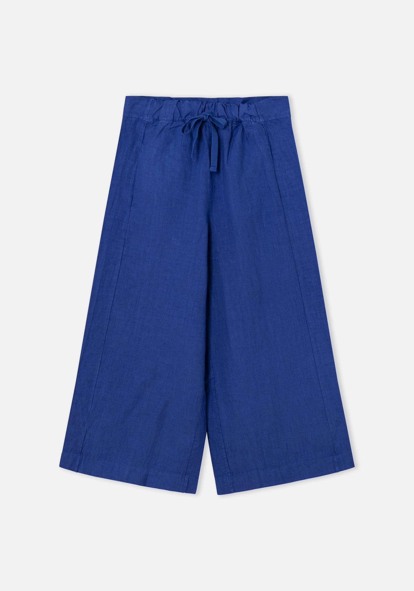 Pantalon Bomba en Lin Bleu