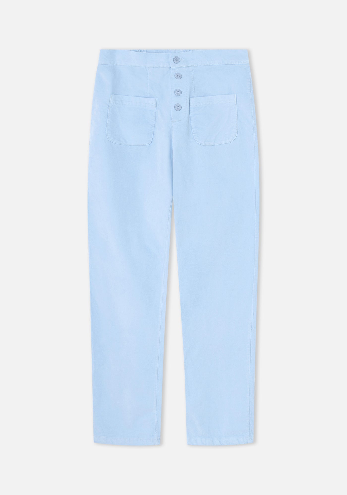 Pantalon Velours Bleu