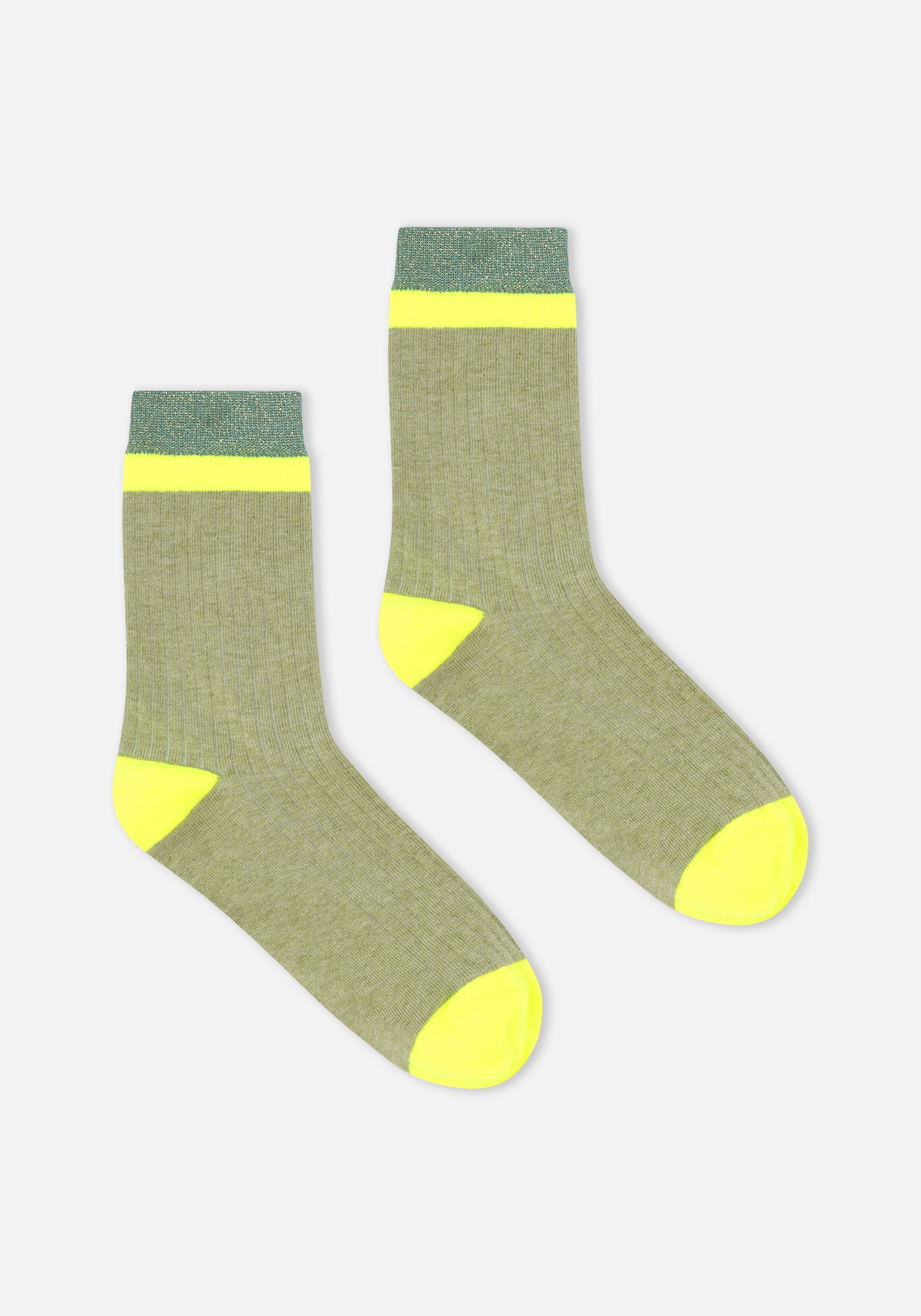 Chaussettes Crocanti Lúrex Vert