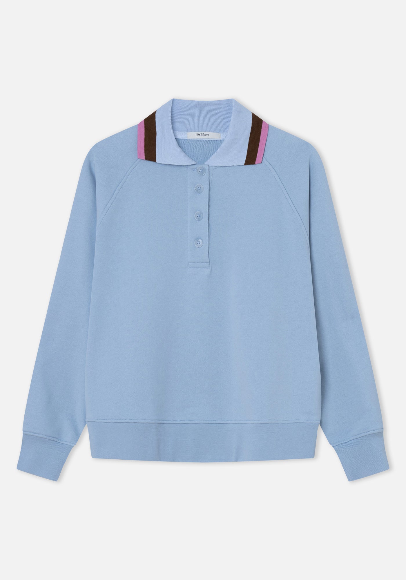 Sweat-shirt Polo Bleu Ciel